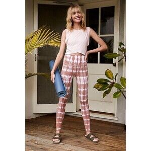 Free People Movement Large Essential Leggings Tie Dye Boho Stretch Womens